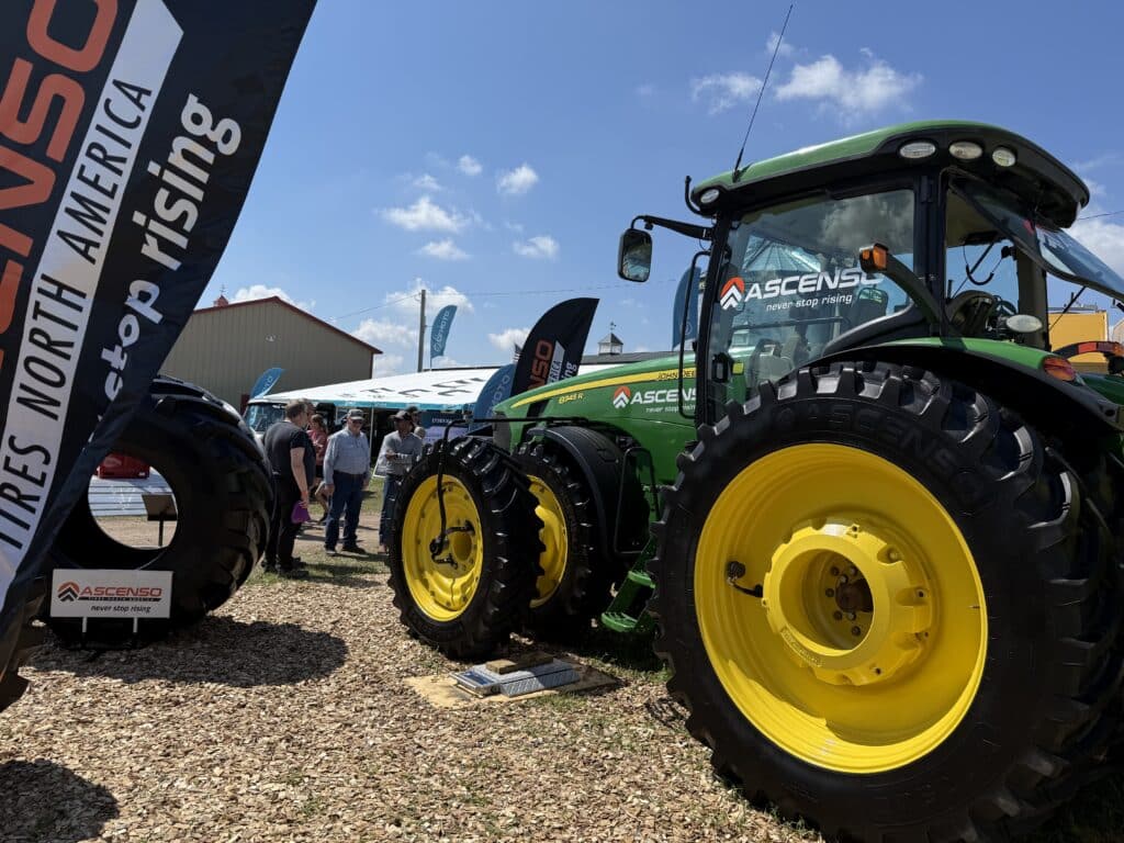 Tractor with Ascenso Tires at Dakota Fest 2025