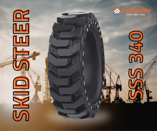 skid steer solid tire ascenso